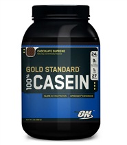 100% Casein  fr�n Optimum Nutrition. Kasein �r en l�ngsam proteink�lla, perfekt till mellanm�l och f�re natts�mn.