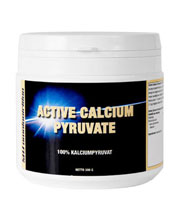 Active Calcium Pyruvate fr�n Self Omninutrition. Kalcium Pyruvat h&ouml;jer f&ouml;rbr&auml;nningen genom att lura kroppen att man &auml;tit stora m&auml;ngder kolhydrater.