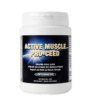 Active Muscle Pro-ceed fr�n Self Omninutrition. Kreatin Ethyl Ester (CEE) drar ej till sig n&aring;gon v&auml;tskeansamling och ger en &ouml;kad explosivitet och styrka.