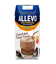 Allevo High Protein Drink fr�n Allevo. Goda, f�rdigblandade drycker som �r m�ttande och inneh�ller alla n�rings�mnen du beh�ver, men endast 200 kalorier.