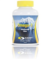 Arctic Omega-3 fr�n Svenskt Kosttillskott. H&ouml;gkvalitativ fiskolja med h&ouml;g halt nyttiga omega-3 fettsyror. V&aring;r tids kanske viktigaste tillskott.