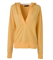 Ella hood sweater fr�n R�hnisch Sportswear. Snygg huvtr�ja som framh�ver  former. Res�r i midja och �rmslut. Det mjuka bomullsmaterial ger en riktigt comfortabel k�nsla.