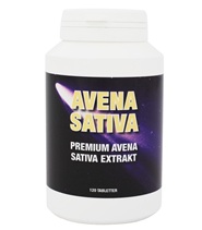 Avena Sativa fr�n Self Omninutrition. Gr&ouml;nt havre extrakt som kan hj&auml;lpa mot stress, s&ouml;mbesv&auml;r, mildare depression och nedsatt sexlust.