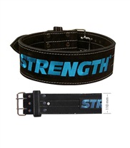 B�lte Styrkelyft fr�n Strength. B�ltet anv�nds av styrkelyftare men �r ocks� bra f�r dig som k�r tunga kn�b�j, marklyft, hacklift mm.