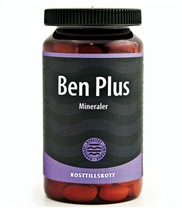 Ben Plus, Vitaminer och mineraler - Hela Pharma