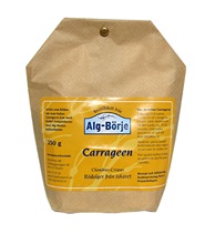 Carrageen fr�n Alg-B�rje. Carrageen �r en sleml�sande r�dalg full med alla de viktiga n�rings�mnen som kroppen beh�ver.