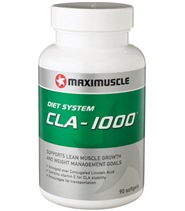 CLA-1000 fr�n Maximuscle. H�gkoncentrerat extrakt av CLA inneh�llande r�varan Tonalin�.