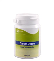 Clean Detox fr�n Alpha Plus. CleanDetox inneh�ller bland annat chlorella, jod samt zink och selen.