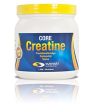 Core Creatine fr�n Svenskt Kosttillskott. Kreatin �r ett kosttillskott som passar s�v�l elit som motion�r och �kar b�de prestationsf�rm�ga, explosivitet och styrka