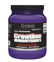 Creatine Monohydrate fr�n Ultimate Nutrition. Finmikroniserat kreatinmonohydrat f�r b�sta m�jliga upptag.