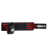 Elastisk Handledslinda fr�n Strength. Ger rej�lt st�d f�r handlederna n�r du k�r alla typer av press�vningar.