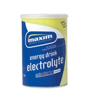 Energy drink electrolyte fr�n Maxim. Maxim Energy Drink �r en god och t�rstsl�ckande dryck som ger dig ett extra tillskott av kolhydrater n�r du beh�ver det.