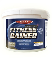 Fitness Gainer fr�n Self Omninutrition. Fitness Gainer ger dig kolhydrater och proteiner av h�gsta kvalit� och biologiskt v�rde.