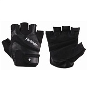 Flex fit glove  fr�n Harbinger. Anti-Microbial Lycra� reduces odor and eliminates bacterial growth. WASH&DR Y� Leather is 100% machine washable and dryable.