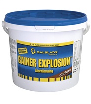 Gainer Explosion fr�n Dalblads. Fulladdad med allt vad din kropp beh�ver f�r att maximera �terh�mning och muskeluppbyggnad