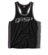 Hardcore T-back fr�n Gasp. T-back tank with a regular GASP cut! Jersey fabric in combo with rib at the sides makes a really good loose fit. Cracked GASP logo at front and back.