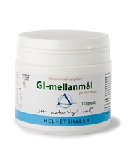 GI-mellanm�l fr�n Helhetsh�lsa. GI-mellanm�l �r ett proteinrikt n�ringspulver med m�ttande fibrer och nyttiga "greens".