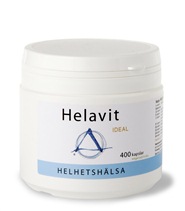 Helavit Ideal fr�n Helhetsh�lsa. Helavit Ideal �r en multivitamin som �ven inneh�ller bromelain, citrusbioflavonoider och jod. Vegetabilisk kapsel.