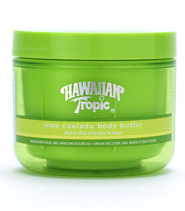 Body Butter fr�n Hawaiian Tropic. Anv�nds dagligen f�r att underh�lla solbr�nnan och har �ven en kylande effekt som efter-sol-produkt.
