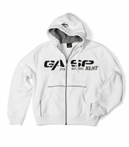 1,2 lbs Hoodie fr�n Gasp. The fabric is made of American fleece in 80% cotton 20% polyester and has a weight of 520 gr (1,2 lbs)/sqm!!!