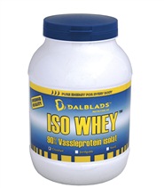Iso Whey fr�n Dalblads. Iso Whey fr�n Dalblads �ren maximal och h�gkvalitativ proteink�lla.