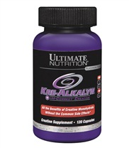 Kre-Alkalyn      fr�n Ultimate Nutrition. Buffrat kreatin med optimerat ph-v�rde f�r skonsamt och maximalt upptag.