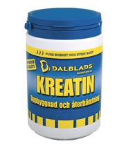 Kreatin fr�n Dalblads. Optimal styrka och muskelutveckling fr�n rent kreatinmonohydrat.