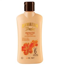 Low Prot. Sun Lotion fr�n Hawaiian Tropic. Solskyddslotions med lite l�gre  styrka f�r alla hudtyper.