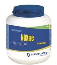 NOXize fr�n Dalblads. Pre-workout produkt utvecklad utifr�n de senaste forskningsr�nen