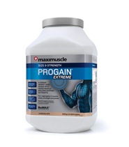 Progain Extreme fr�n Maximuscle. Progain Extreme - turboladdad och kraftfull vikt�kningsprodukt