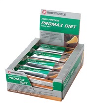 Promax Diet Bar fr�n Maximuscle. En viktkontrollbar med CLA som inneh�ller mycket protein och lite kolhydrater