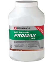 Promax Diet fr�n Maximuscle. Promax� Diet �r en utm�rkt ers�ttning f�r frukost och mellanm�l