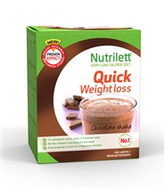 Quick Weightloss Shake fr�n Nutrilett. Nutrilett Shake �r en pulverdryck som blandas med kallt vatten.V�lj bland fler uts�kta smaker och hitta just din favorit!