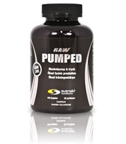 RAW Pumped fr�n Svenskt Kosttillskott. Vi lanser nu RAW Pumped som �r en pre-workoutprodukt framtagen f�r dig som vill uppleva brutal muskelpump under tr�ningen.
