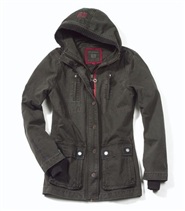 Rockdale jacket fr�n Better Bodies. Normal fitted, heavy washed canvas jacket, 4x4 cotton rib at sleeve openings and hood rim. 