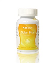 Solar Plus fr�n Svensk H�lsokost. Med Solar Plus solar du s�kert och bevarar f�rgen p� din redan solbruna hud.