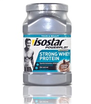 Strong whey protein fr�n Isostar. H�gpresterande proteindryck i pulverform att blandas med vatten. Inneh�ller koncentrerade proteiner avsedda f�r idrottsut�vare.