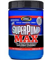 SuperPump MAX fr�n Gaspari. SuperPump MAX inneh�ller de senast uppt�ckta prestations�kande �mnena.