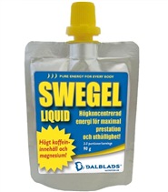 Swegel fr�n Dalblads. H�gkoncentrerad dryckgel f�r energi, prestation och uth�llighet