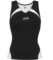 Victoria T-back fr�n Better Bodies. T-back with a support bra inside. Mesh details at front, side and back in contrast colours.