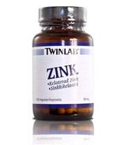 Zink   , Vitaminer och mineraler - Twinlab