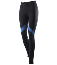Kajsa Long Zip Tights fr�n R�hnisch Sportswear. V�rens snyggaste tights med f�rgade partier, reflex print och innerficka f�r nyckel.