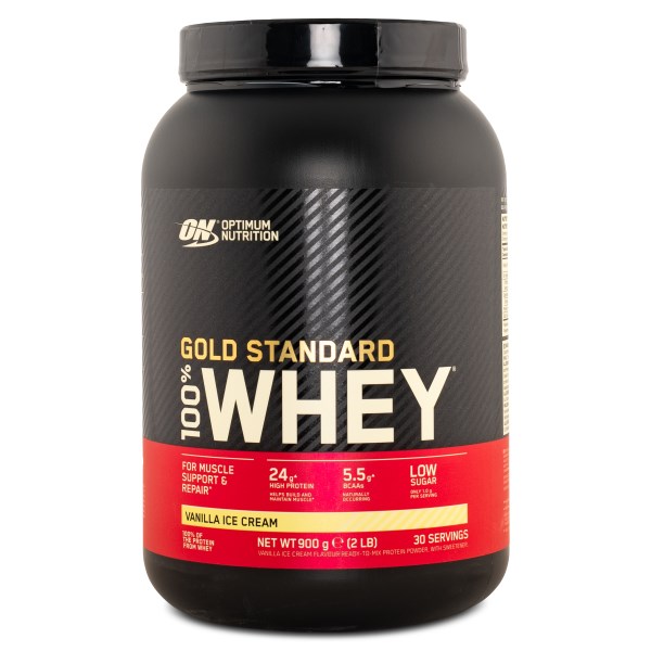 Optimum Nutrition 100% Whey Gold Standard, Jordgubb, 780 g | Träningstillskott - Proteinpulver - Vassleprotein | Gymkraft