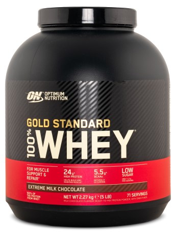 Miniatyrbild 100% Whey Gold Standard, Extreme Milk Chocolate, 2273 g