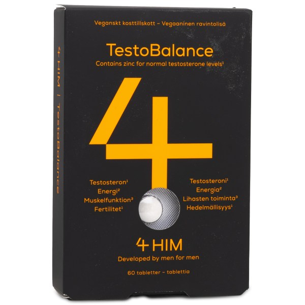 4 HIM T8 TestoBalance, 60 tabl | Hälsa - Kosttillskott för Honom | Gymkraft