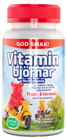 Miniatyrbild Active Care Vitaminbjrnar, 60 st.
