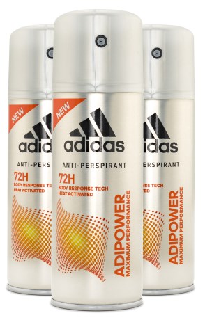 Miniatyrbild Adidas Adipower Man Deospray, 3-pack