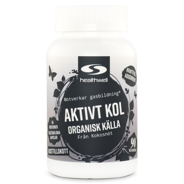 Healthwell Aktivt Kol 90 kaps