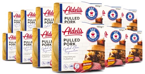 Miniatyrbild Aldelis Pulled Pork, BBQ, 12-pack