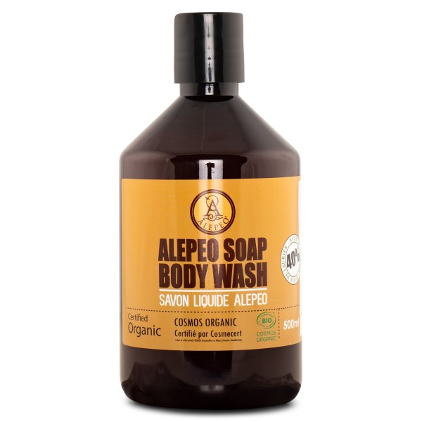 Aleppo Flytande Bodywash Natural Eco 40 % Lagerbärsolja, 500 ml